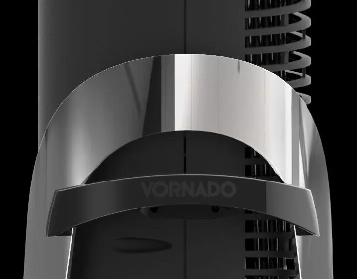 OSCR37 StyleFunction Side view of a OSCR37 Oscillating tower circulator, showing off the handle