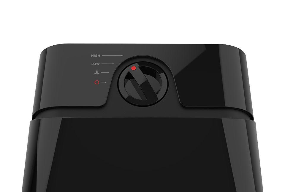 Velocity 1 Control Banner 1 Black Velocity 1 Personal Heater Control