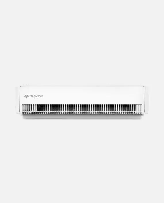 White TRANSOM Window Air Circulator Back