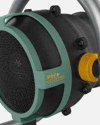 Velocity HD Garage Heater side with Prefilter text shown