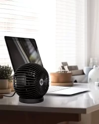 Sphere Web Lifestyle 24 stylish personal desktop fan quiet with detached ring base for tillting rotating