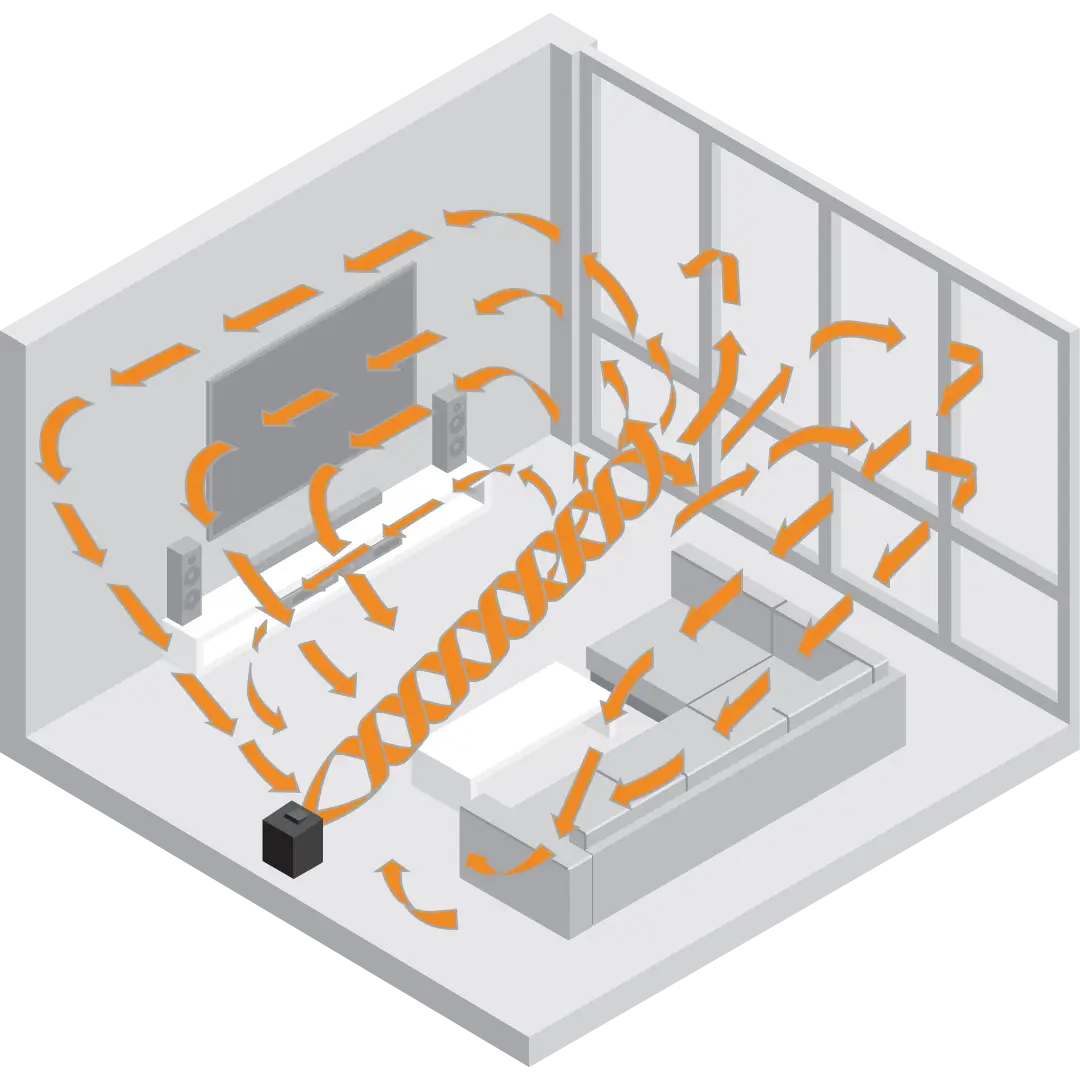 square heater black whole room circulation