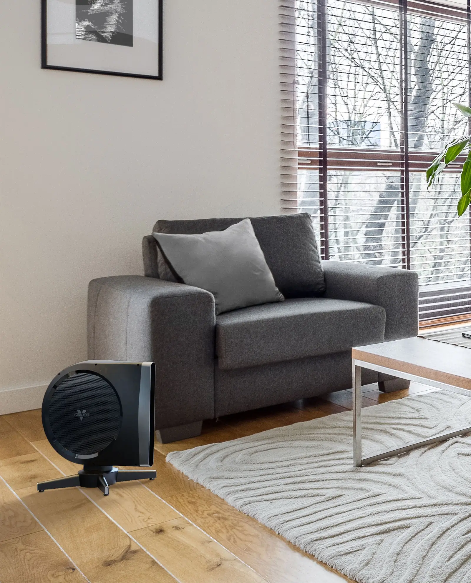 Strata Lifestyle 2 Web 24 powerful oscillating tower fan with compact design with high velocity airflow