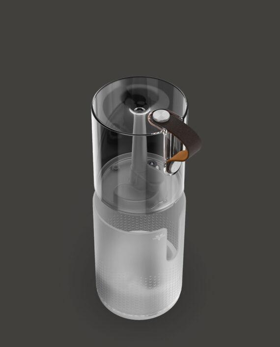 VOTIV 4 Ultrasonic Humidifier being lifted out of the main container.