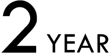 2 Year Warranty 2 Year Warranty black text icon