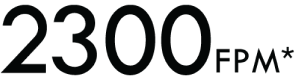 2300 FPM Black 2300 FPM text icon.
