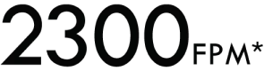 2300 FPM Black 2300 FPM text icon.