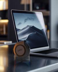 Vornado Pebl Graphite Gray Desk Lifestyle Product Images