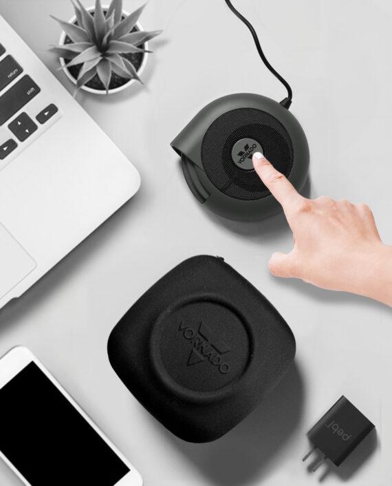 Vornado Pebl Pak Graphite Gray Hand Layout Product Images