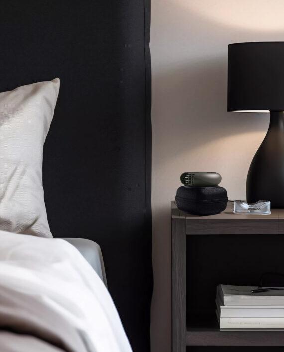 Vornado Pebl Pak Graphite Gray Night Lifestyle Product Images