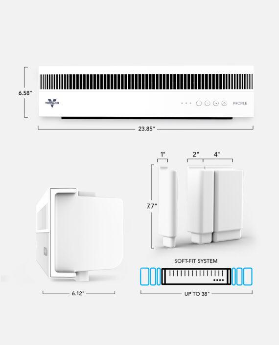 Vornado PROFILE White Size Product Images