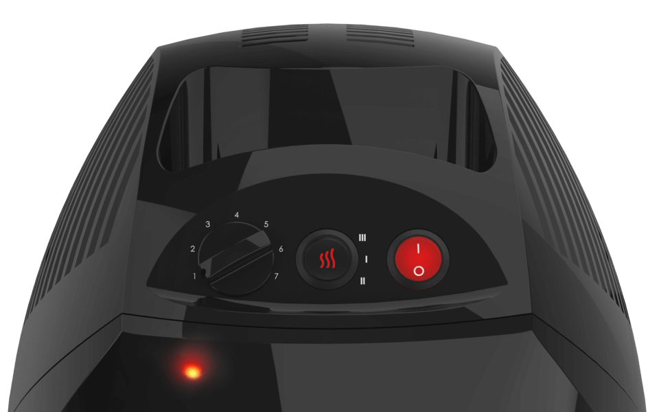 VH240 Controls Top view of VH204+'s controls